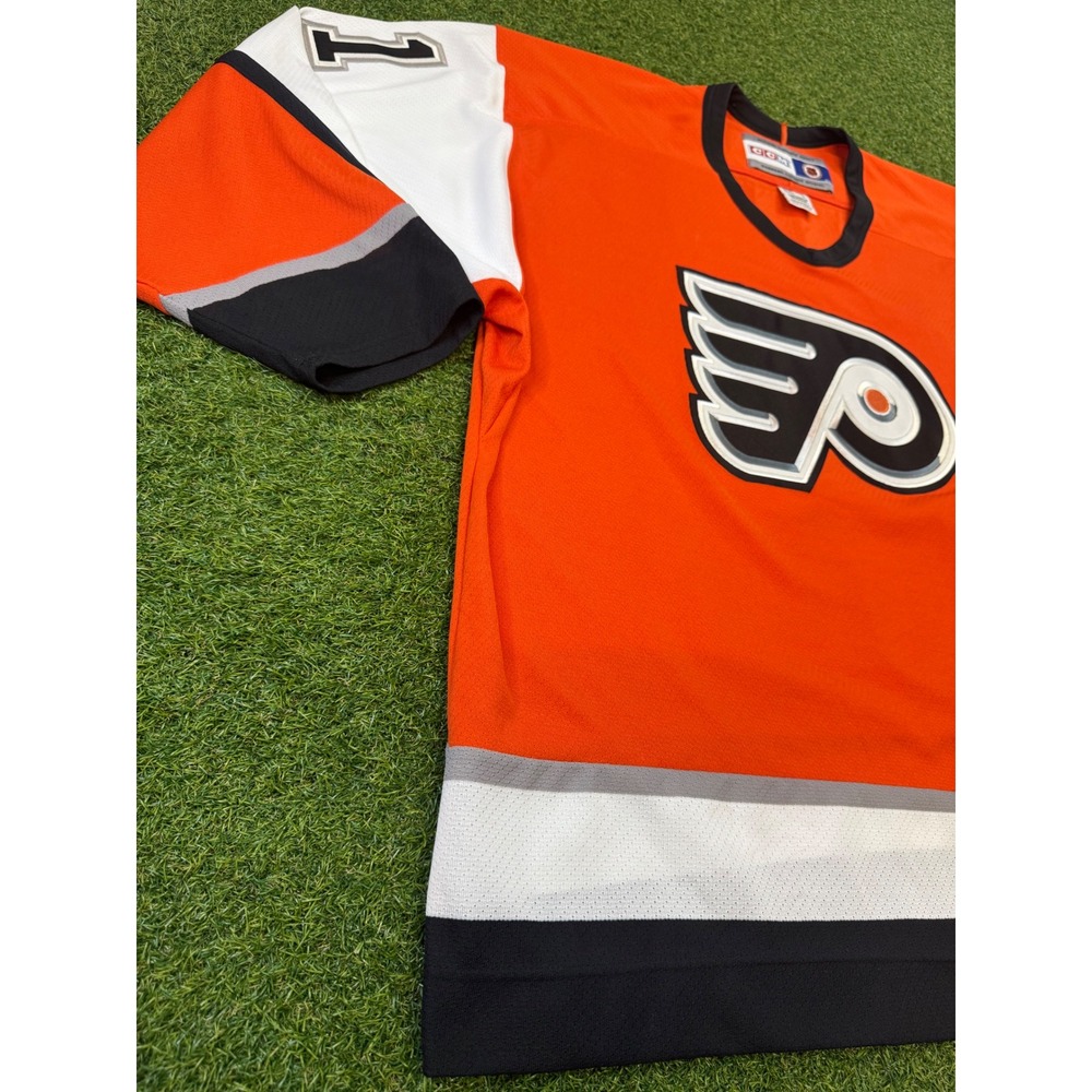 Philadelphia Flyers Peter Forsberg 21 Hockey Jersey Mens CCM NHL Orange XL - Picture 2 of 9
